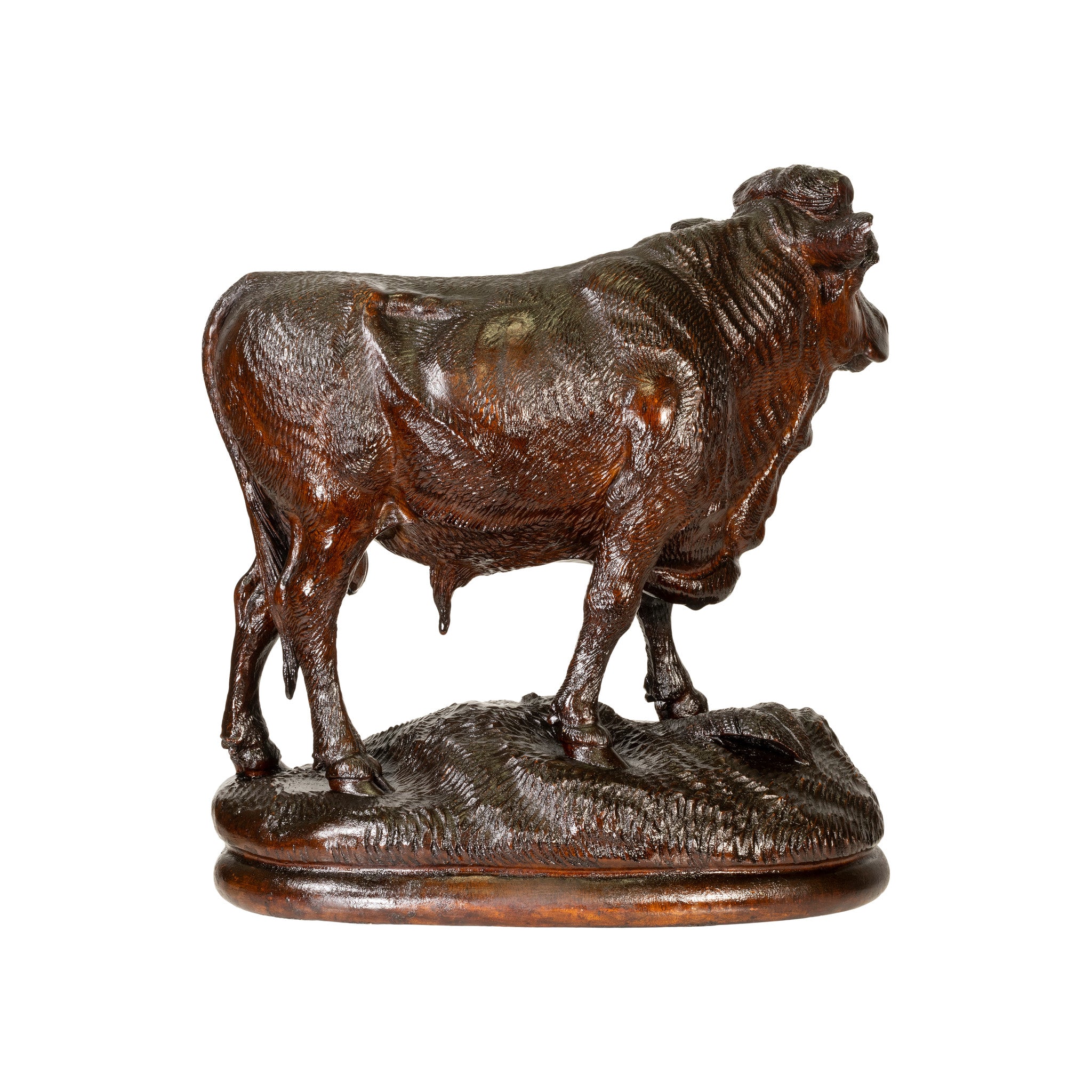 Black Forest Bull Carving