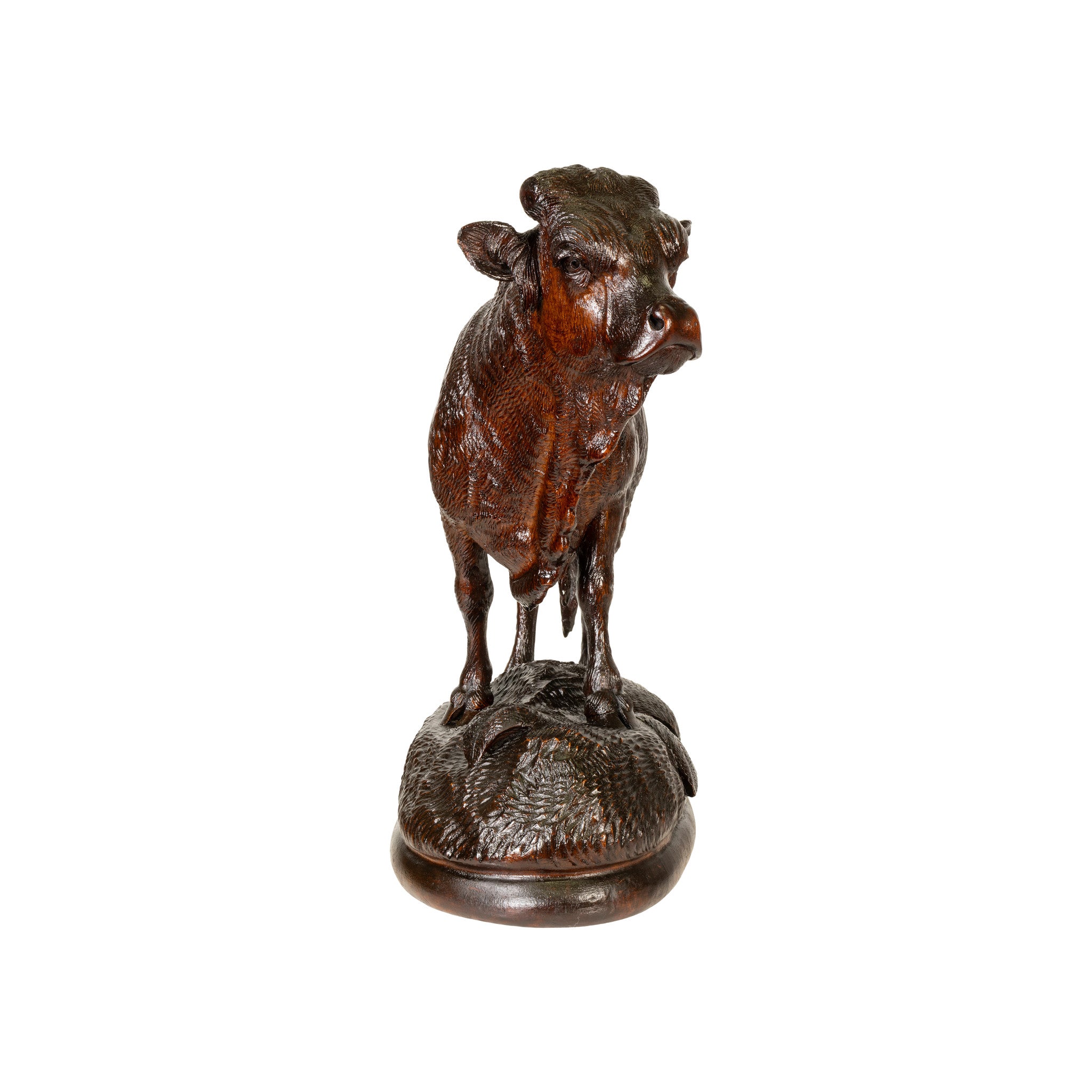 Black Forest Bull Carving
