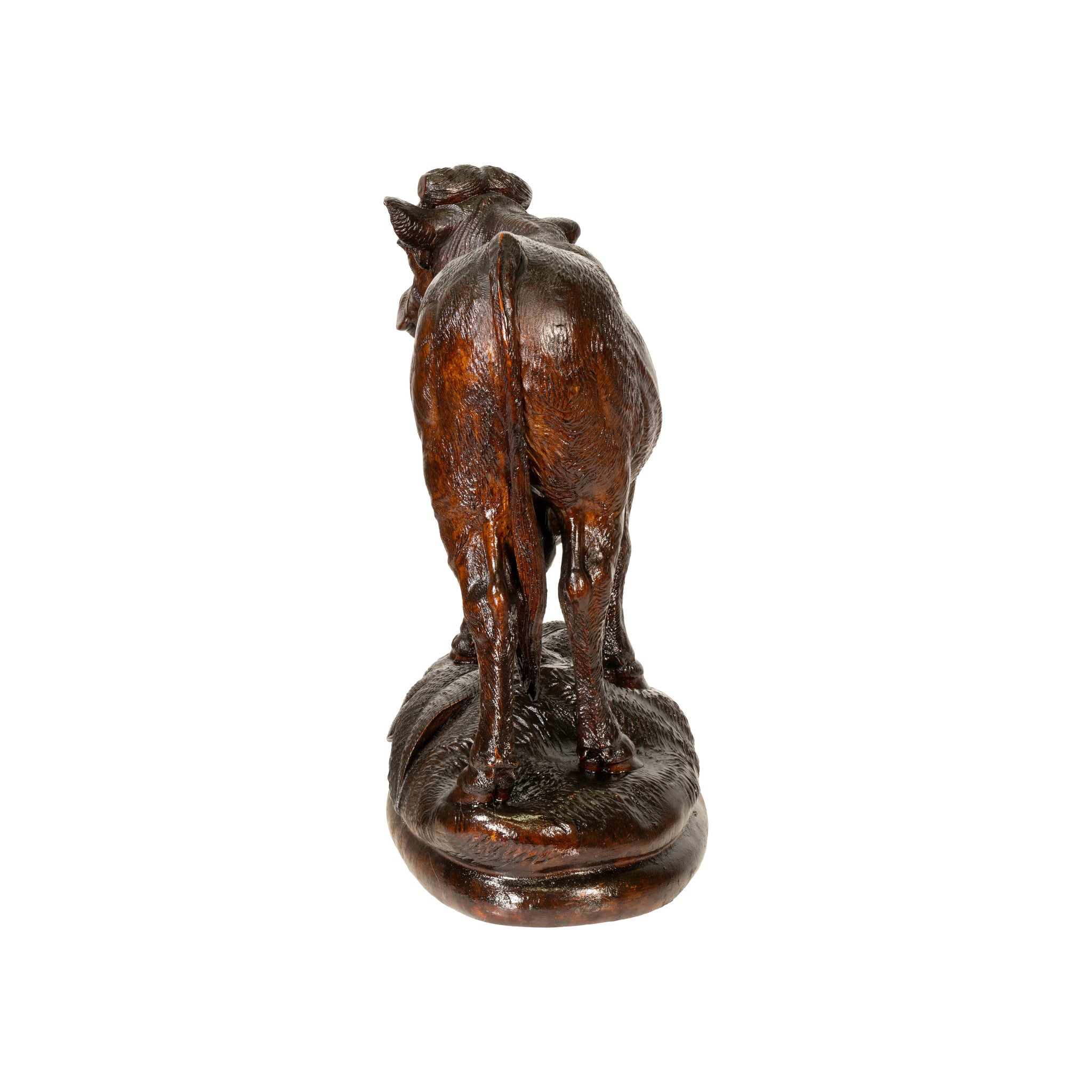 Black Forest Bull Carving