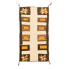 Navajo Crystal Double Saddle, Native, Weaving, Double Saddle Blanket