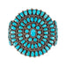 Lone Mountain Cluster Turquoise Bracelet, Jewelry, Bracelet, Native