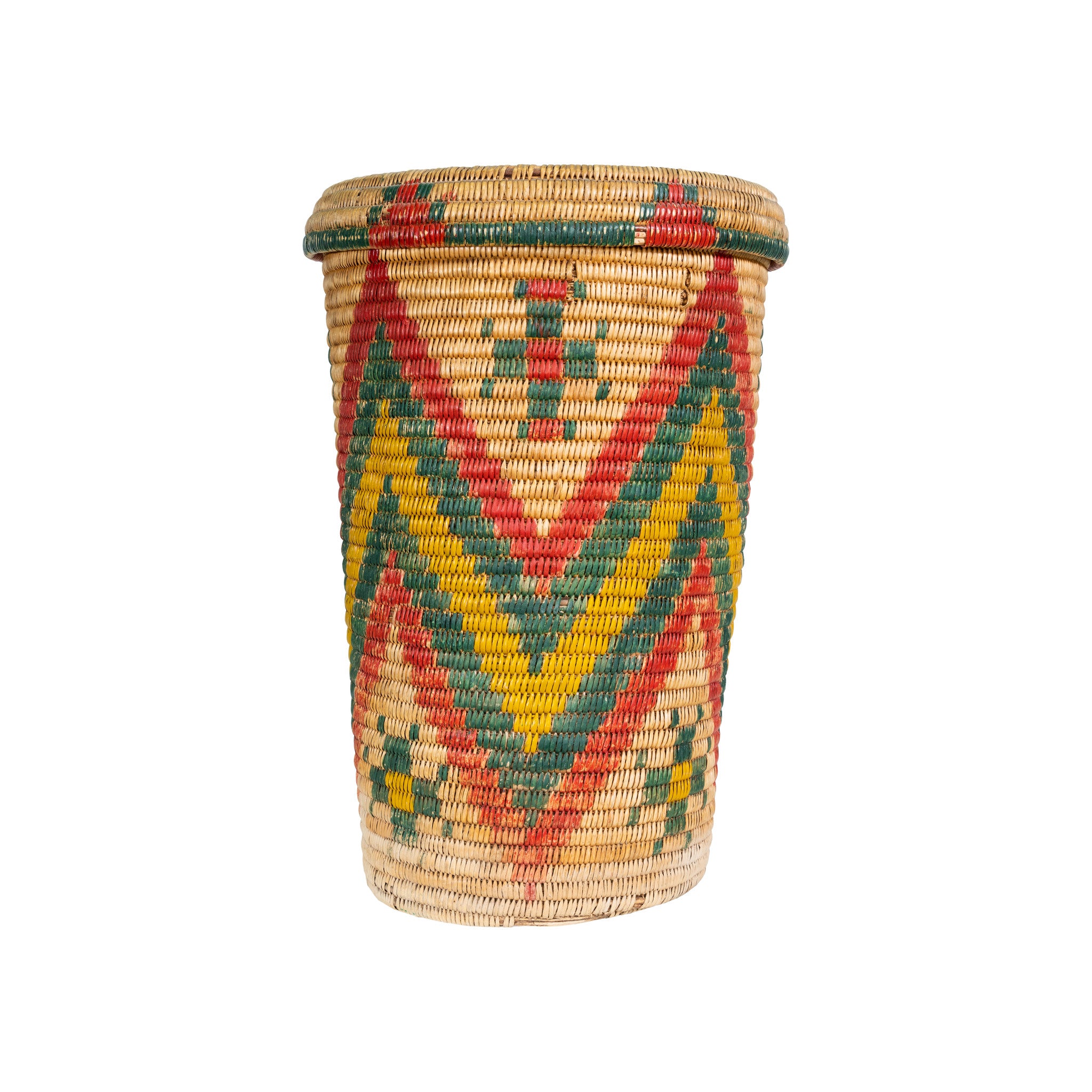 Jicarilla Apache Lidded Basket