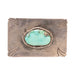 Native Single Turquoise Nugget Belt Buckle, Jewelry, Buckle, Native