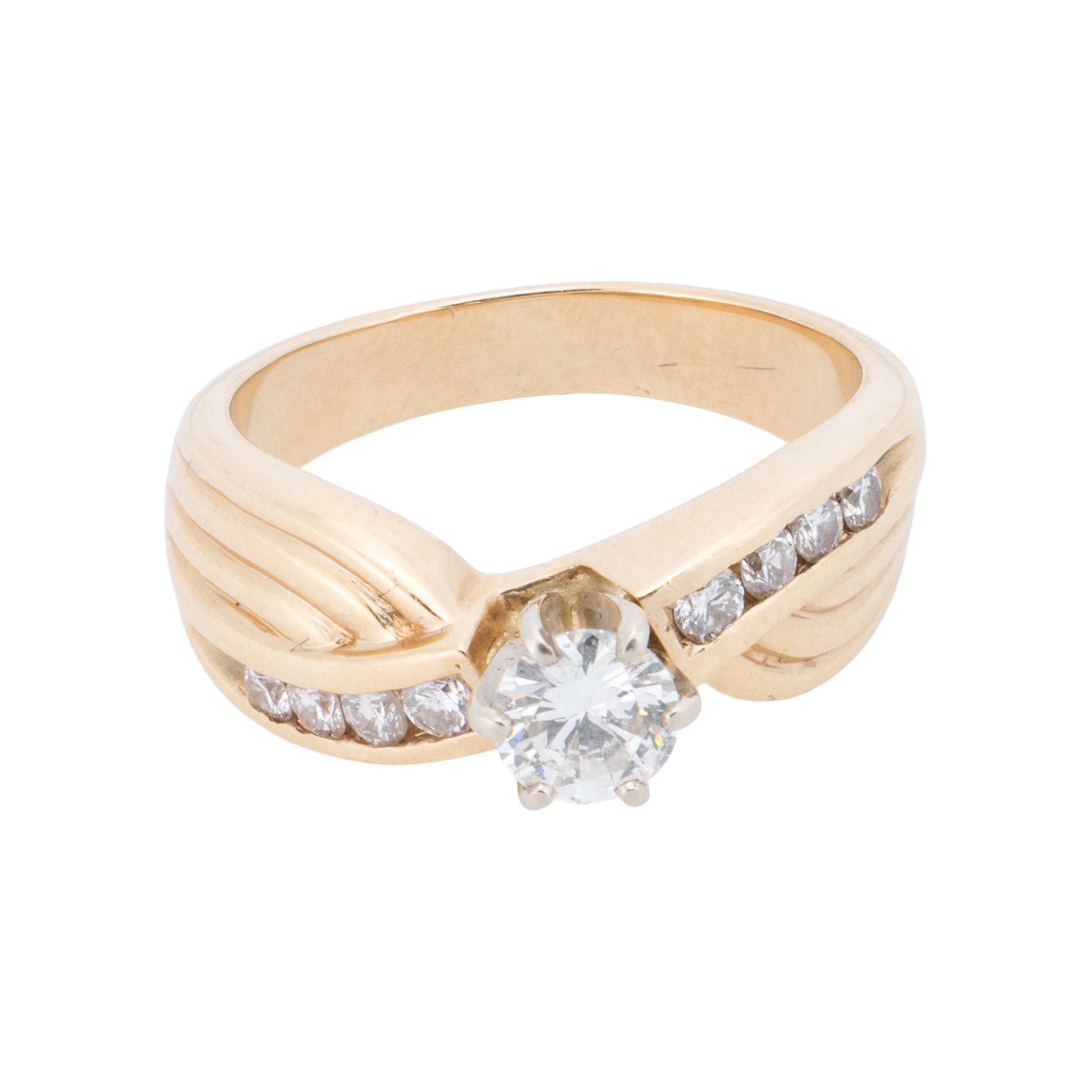 14k Gold Diamond Ring