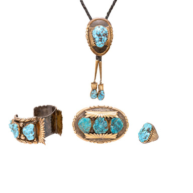 Robert and Burnice Leekya Four-Piece Set, Jewelry, Set, Native