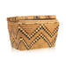 Salish Lidded Trunk, Native, Basketry, Vertical