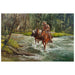 Just Past the Fork by Newman Myrah, Fine Art, Painting, Western