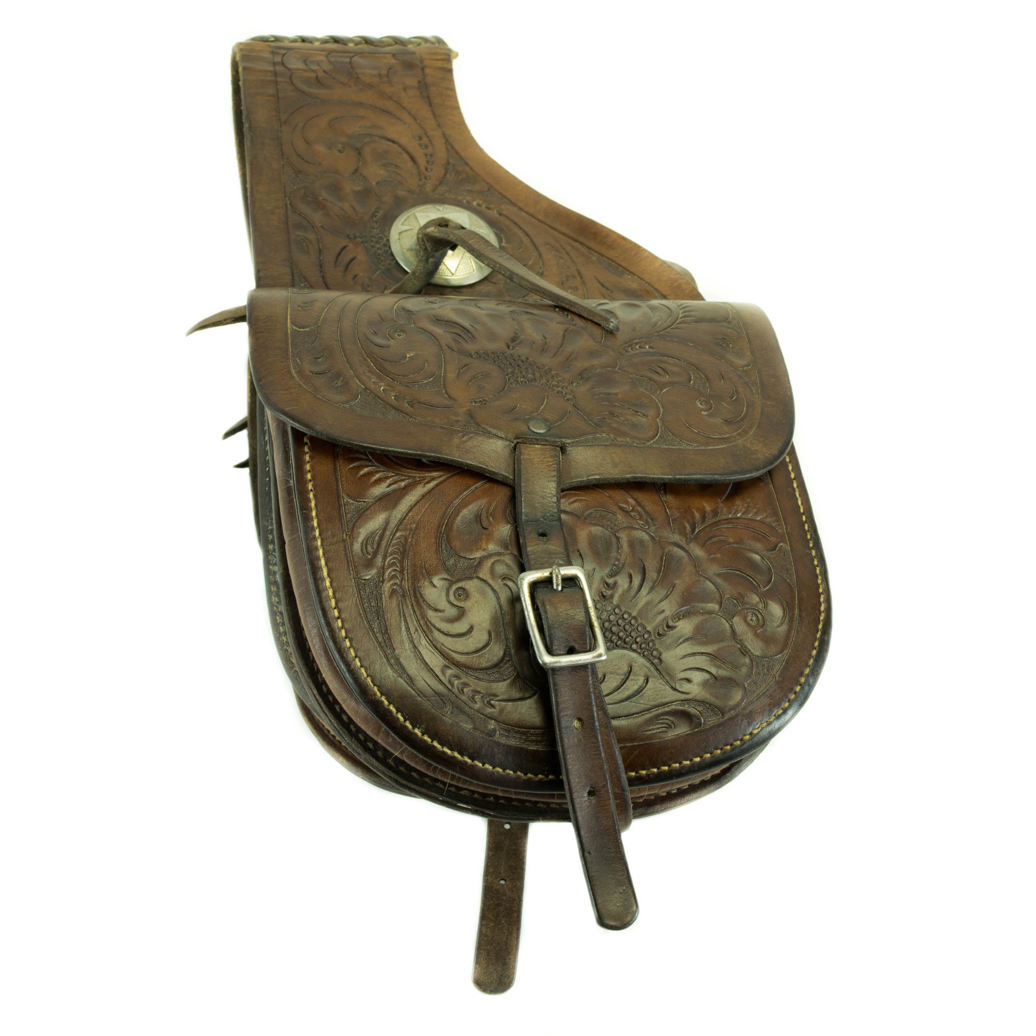 Hand Tooled Saddlebags