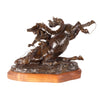 "Attack on the Wagon Train" bronze by Robert Scriver, Fine Art, Bronze, Limited