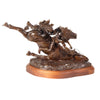 "Attack on the Wagon Train" bronze by Robert Scriver