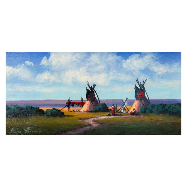 Prairie Spring By Heinie Hartwig, Fine Art, Painting, Native American