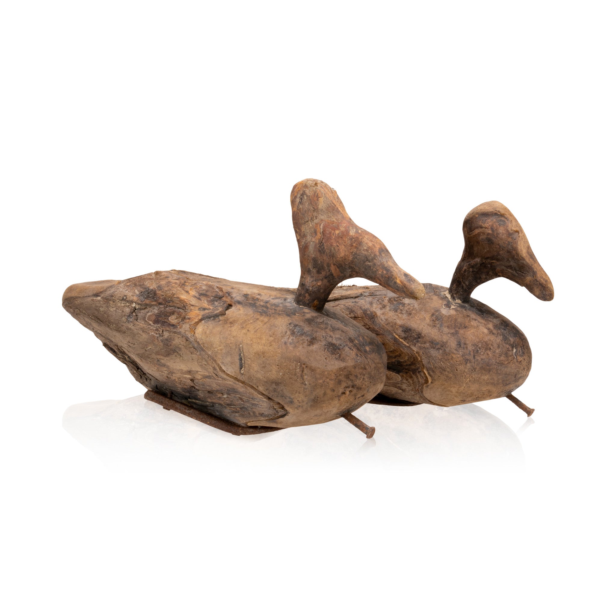 Native American Decoy Pair, Sporting Goods, Hunting, Waterfowl Decoy