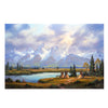 Grand Teton Vista by Heinie Hartwig, Fine Art, Painting, Native American