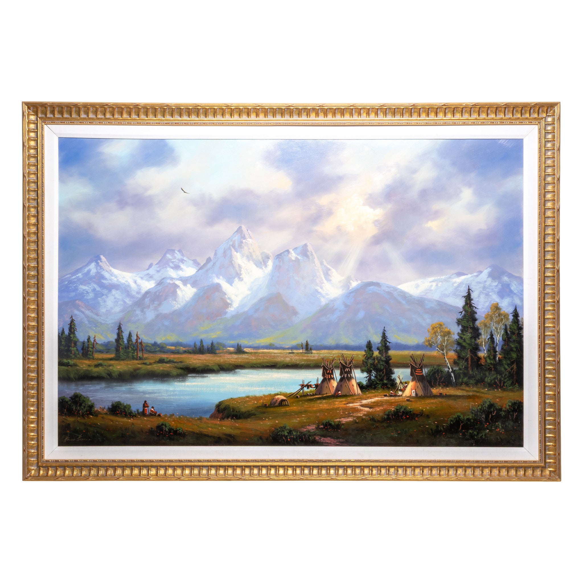 Grand Teton Vista by Heinie Hartwig