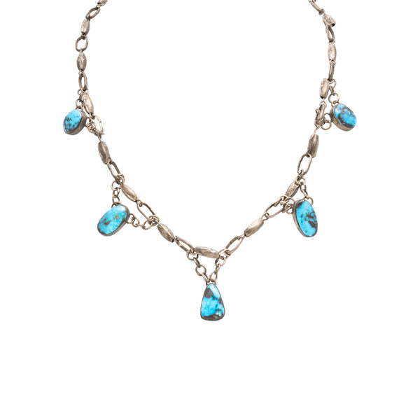 Bisbee Turquoise Necklace, Jewelry, Necklace, Native