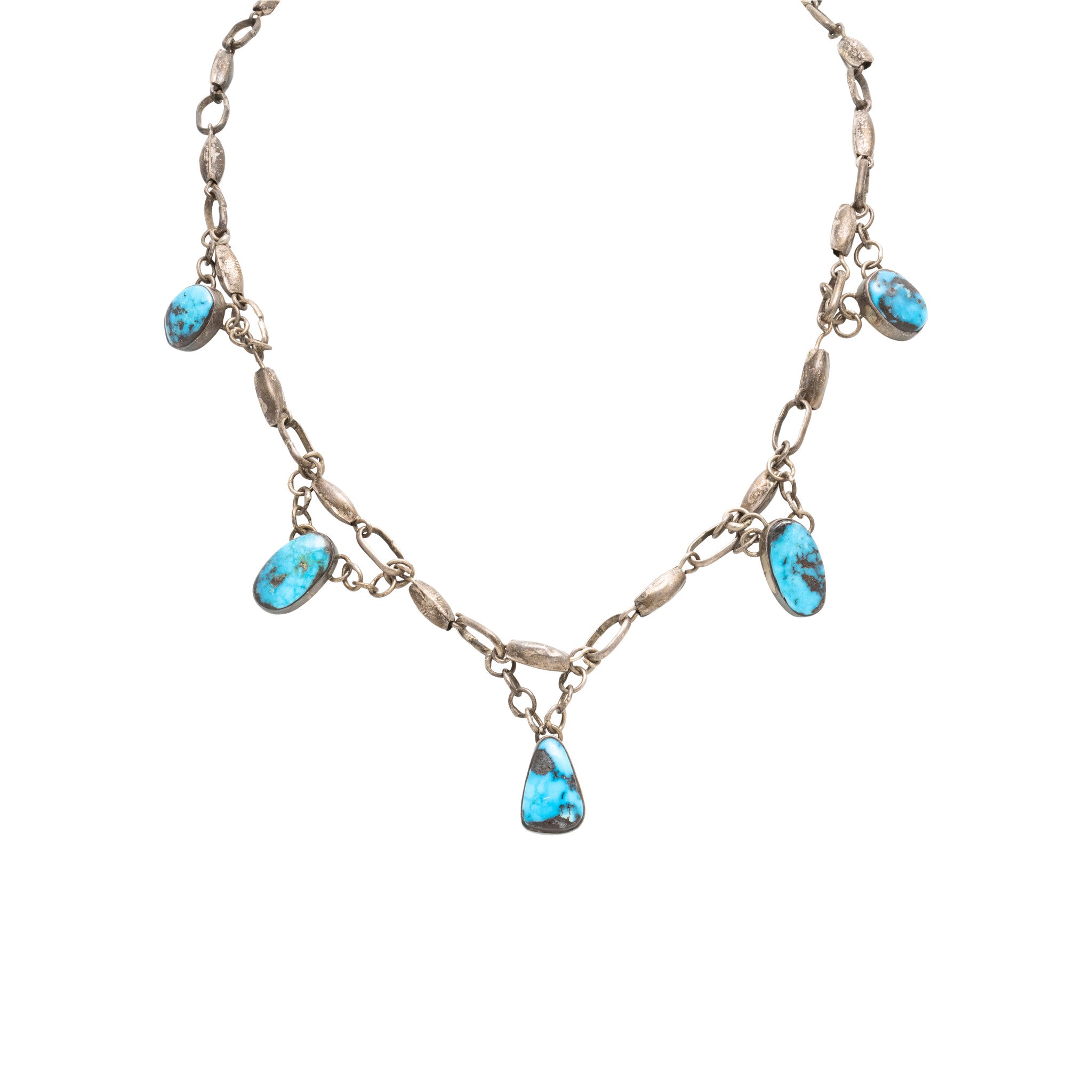 Bisbee Turquoise Necklace, Jewelry, Necklace, Native