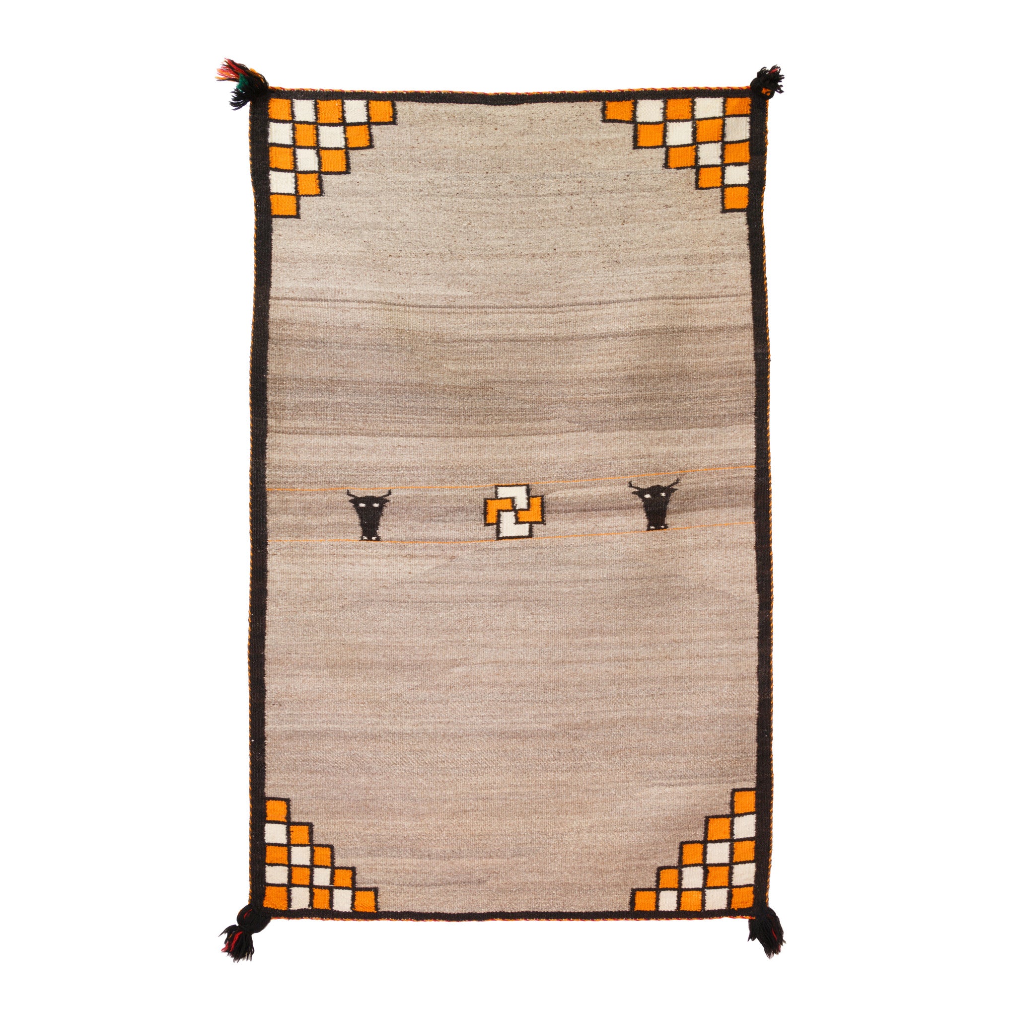 Navajo Double Saddle, Native, Weaving, Double Saddle Blanket