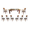 Teak Door Table and Chairs, Furnishings, Furniture, Table and Chair Set