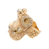Custom Gold Saddle Ring