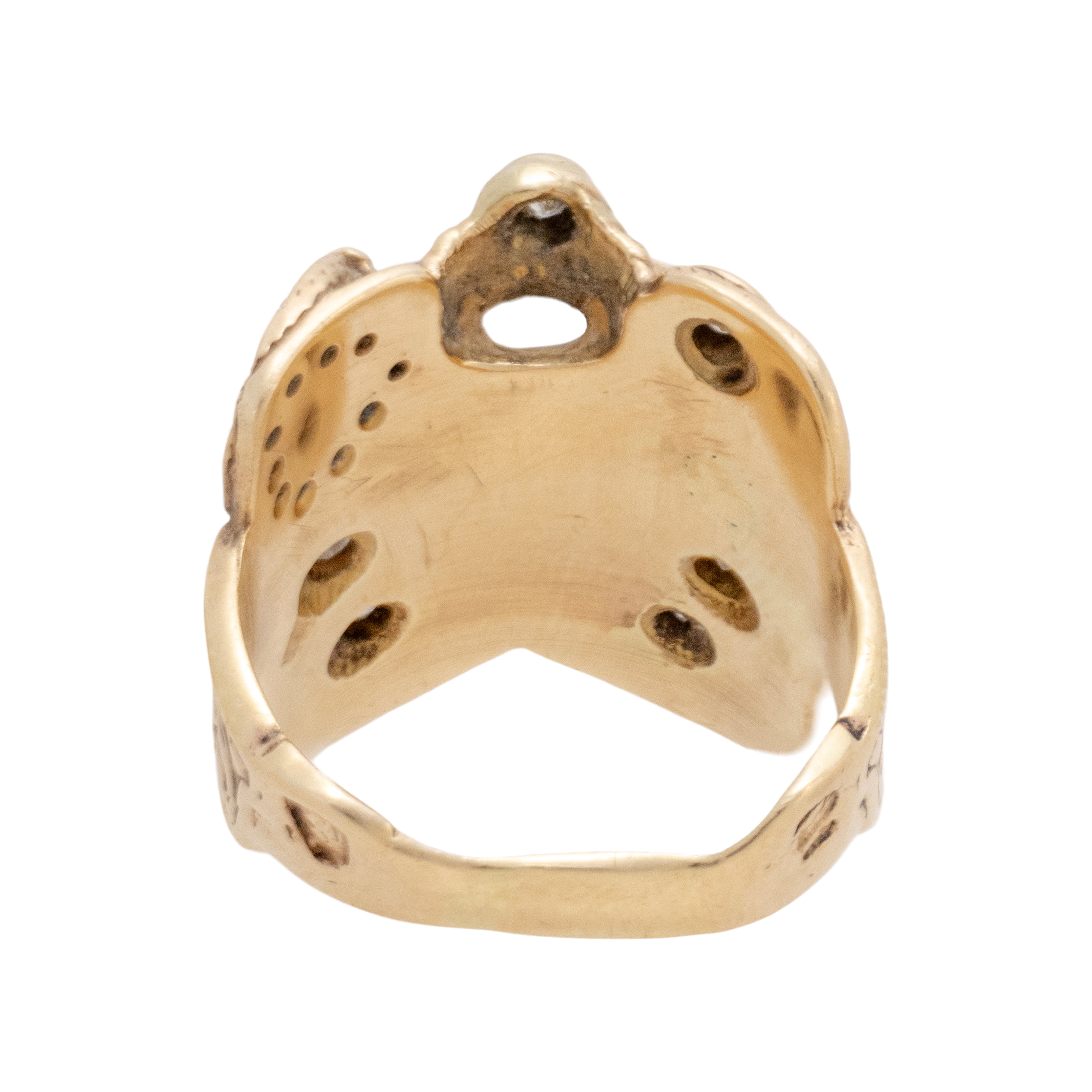Custom Gold Saddle Ring