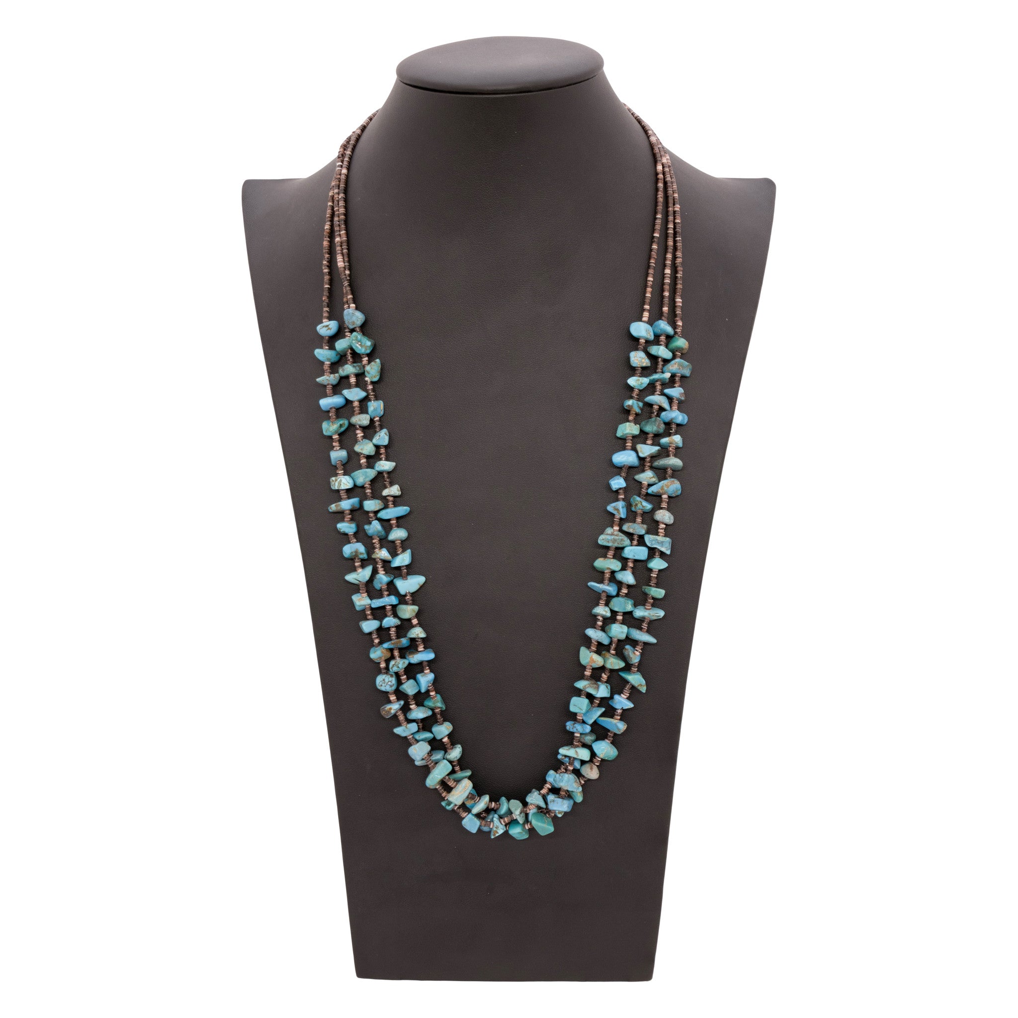 Heishi and Turquoise Beaded Necklace