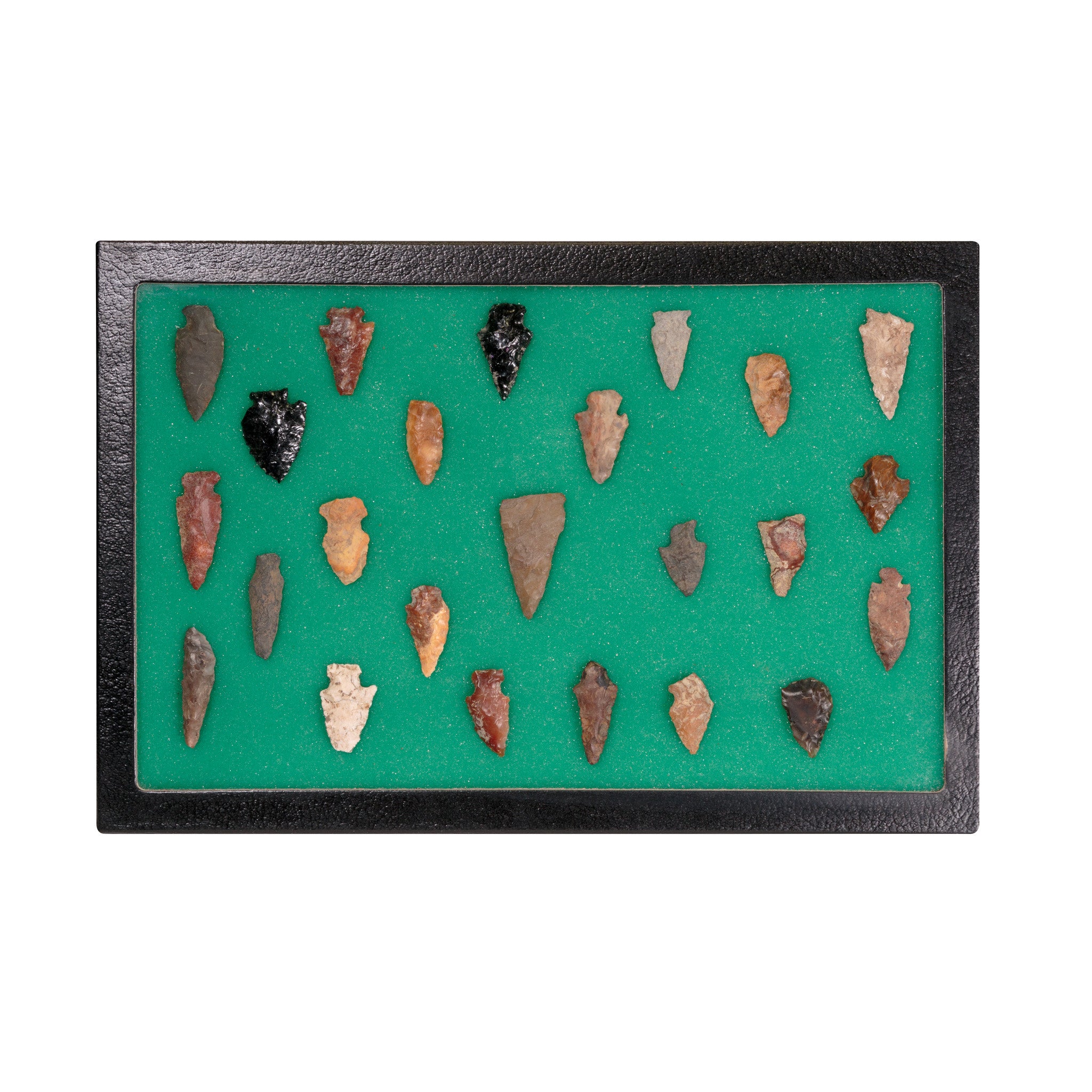 Collection of 25 Coeur d'Alene Points, Native, Stone and Tools, Arrowhead