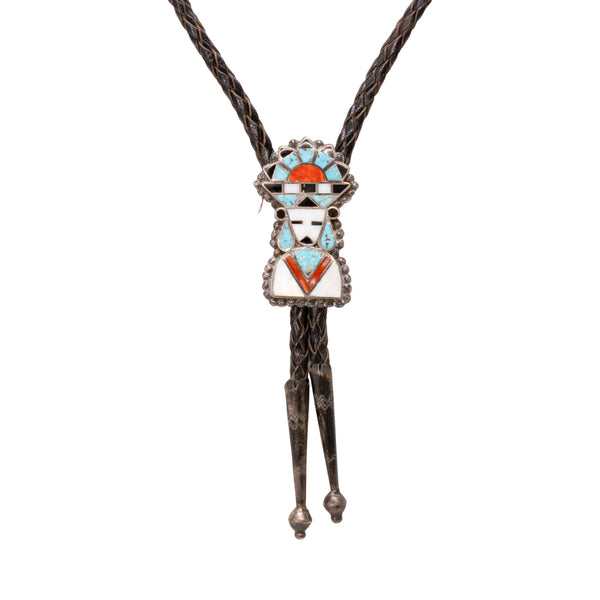 Zuni Kachina Bolo, Jewelry, Bolo Necktie, Native