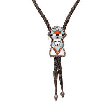 Zuni Kachina Bolo, Jewelry, Bolo Necktie, Native