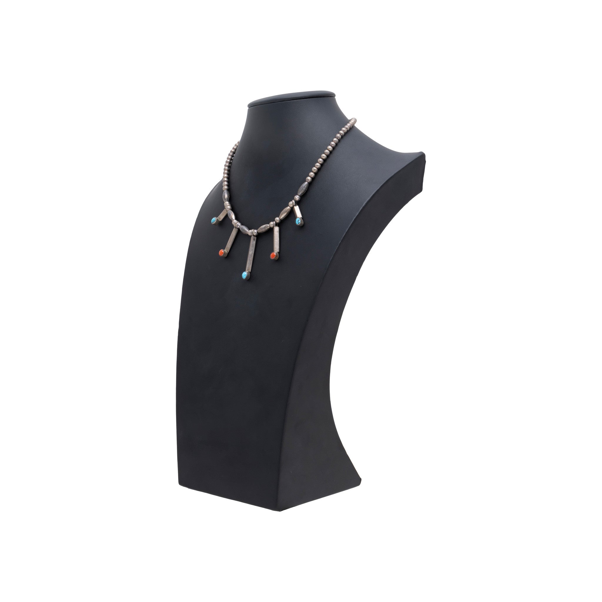 Navajo Coral and Turquoise Necklace