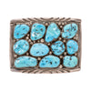 Turquoise and Sterling Buckle, Jewelry, Buckle, Native