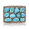 Turquoise and Sterling Buckle, Jewelry, Buckle, Native