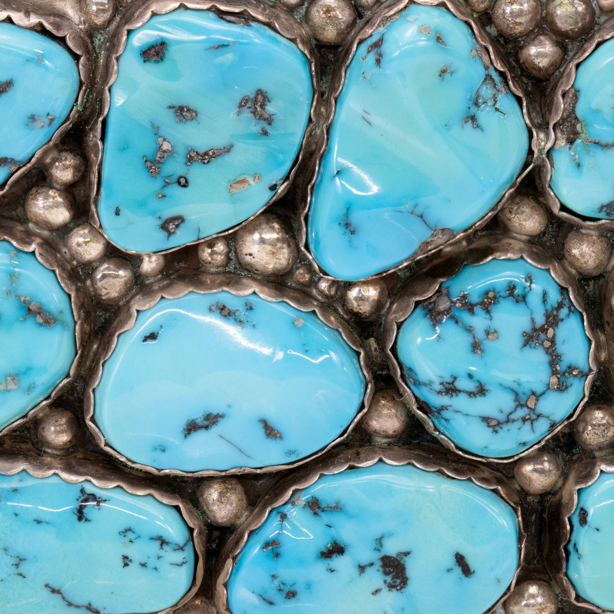 Turquoise and Sterling Buckle