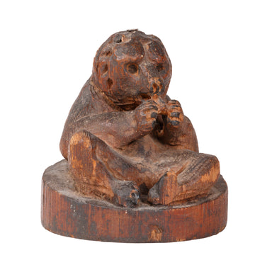 Carved Pine Wood  Bear by Clarke, Furnishings, Decor, Carving