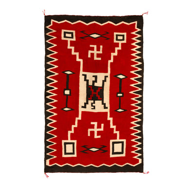 Navajo Storm, Native, Weaving, Floor Rug