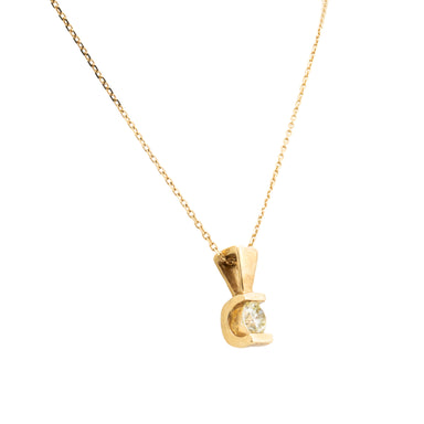 14k Gold Diamond Necklace, Jewelry, Necklace, Estate