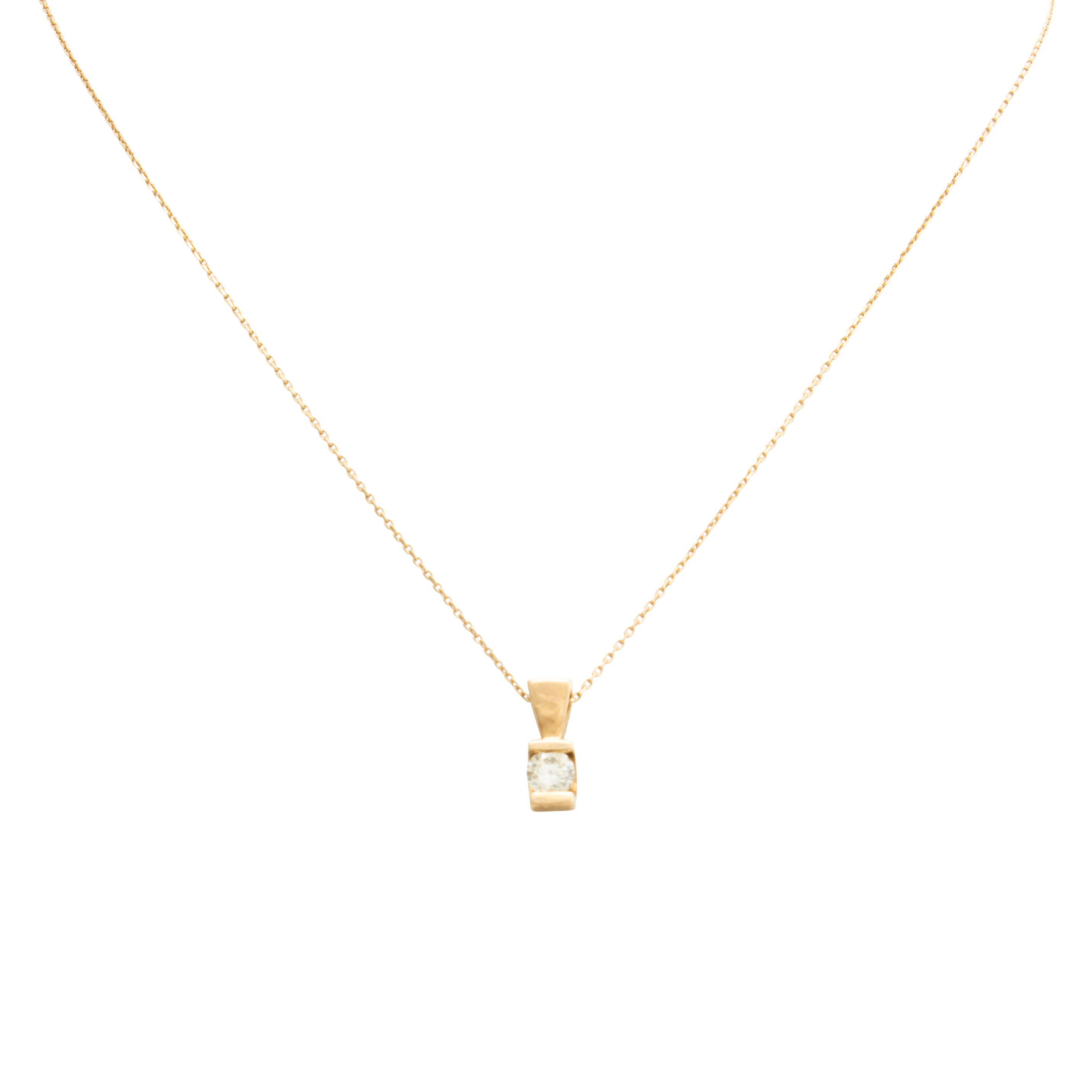 14k Gold Diamond Necklace