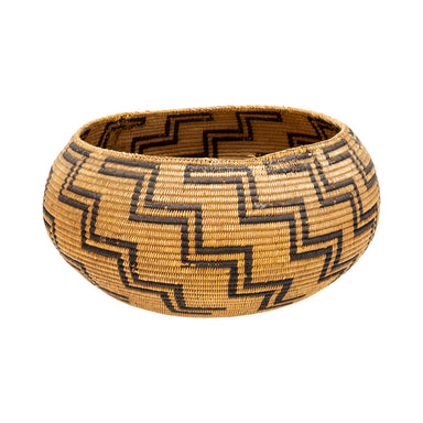Miwok Basket, Native, Basketry, Vertical