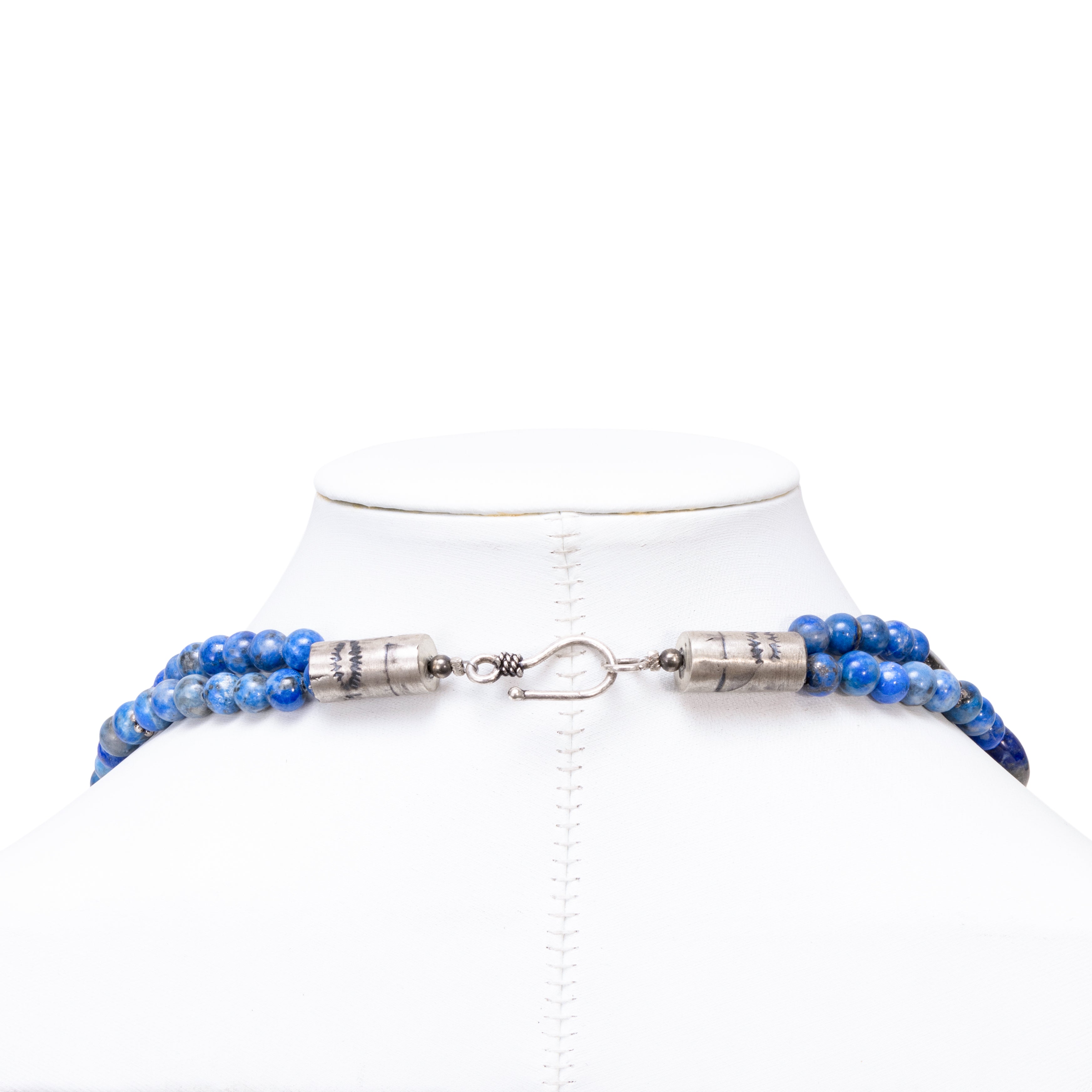 Beaded Lapis Necklace