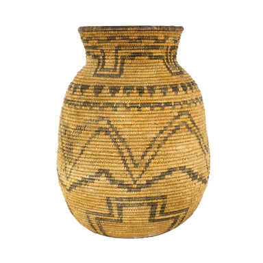 Apache Olla Basket, Native, Basketry, Vertical