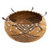 Pomo Treasure Basket, Native, Basketry, Vertical