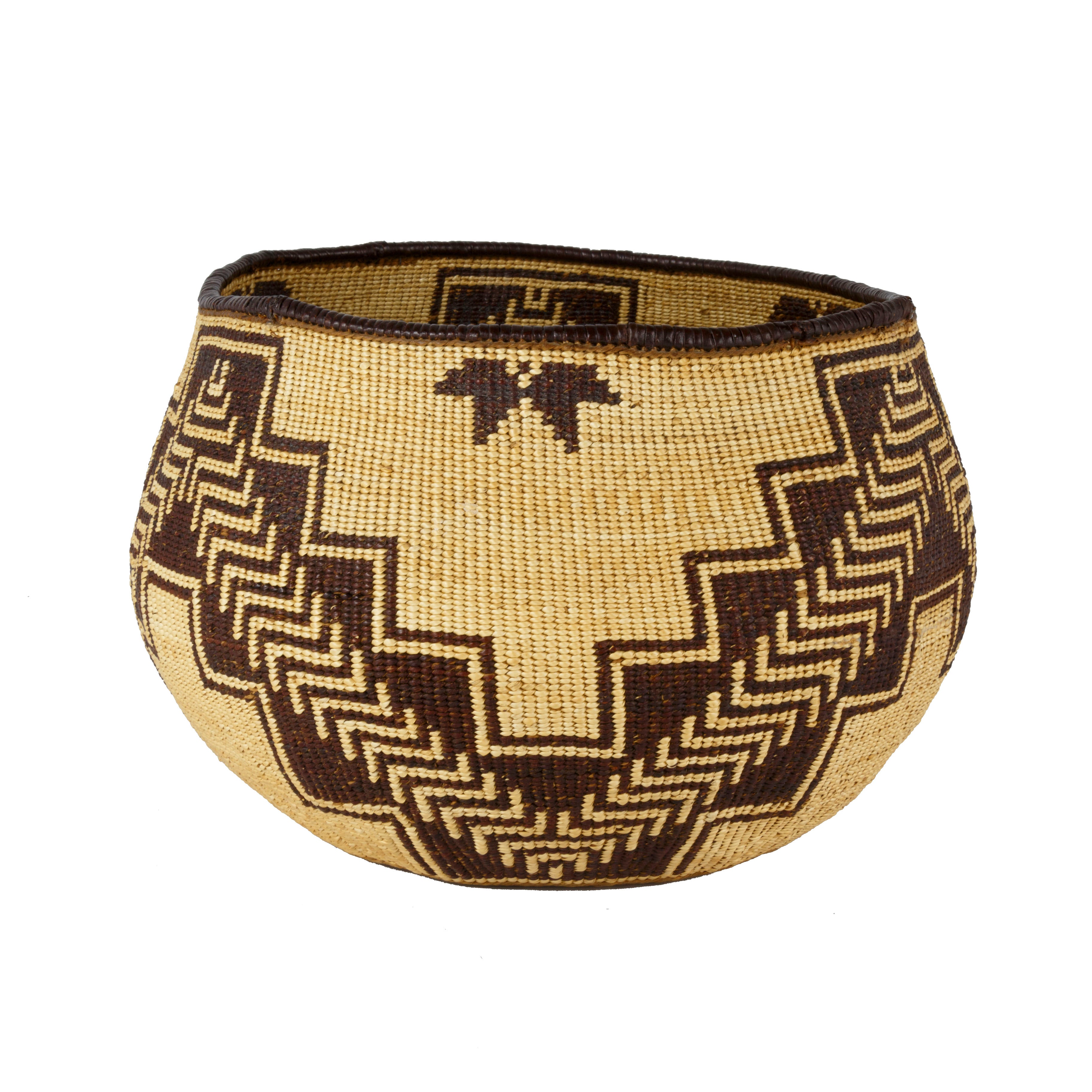 Pit River Basketry Bowl