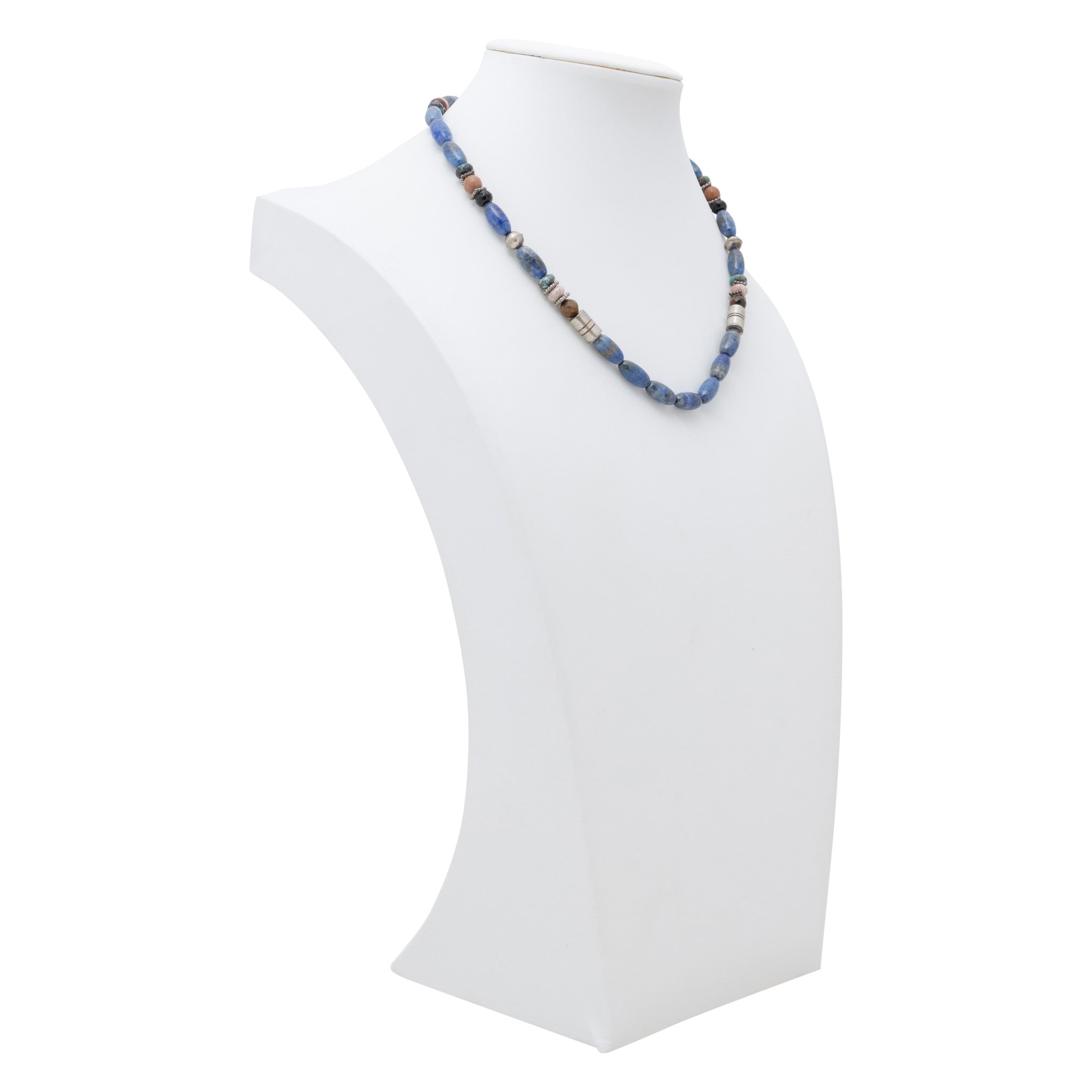 Navajo Lapis Necklace by Tommy Singer