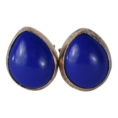 Lapis Post Earrings, Jewelry, Earrings, Native