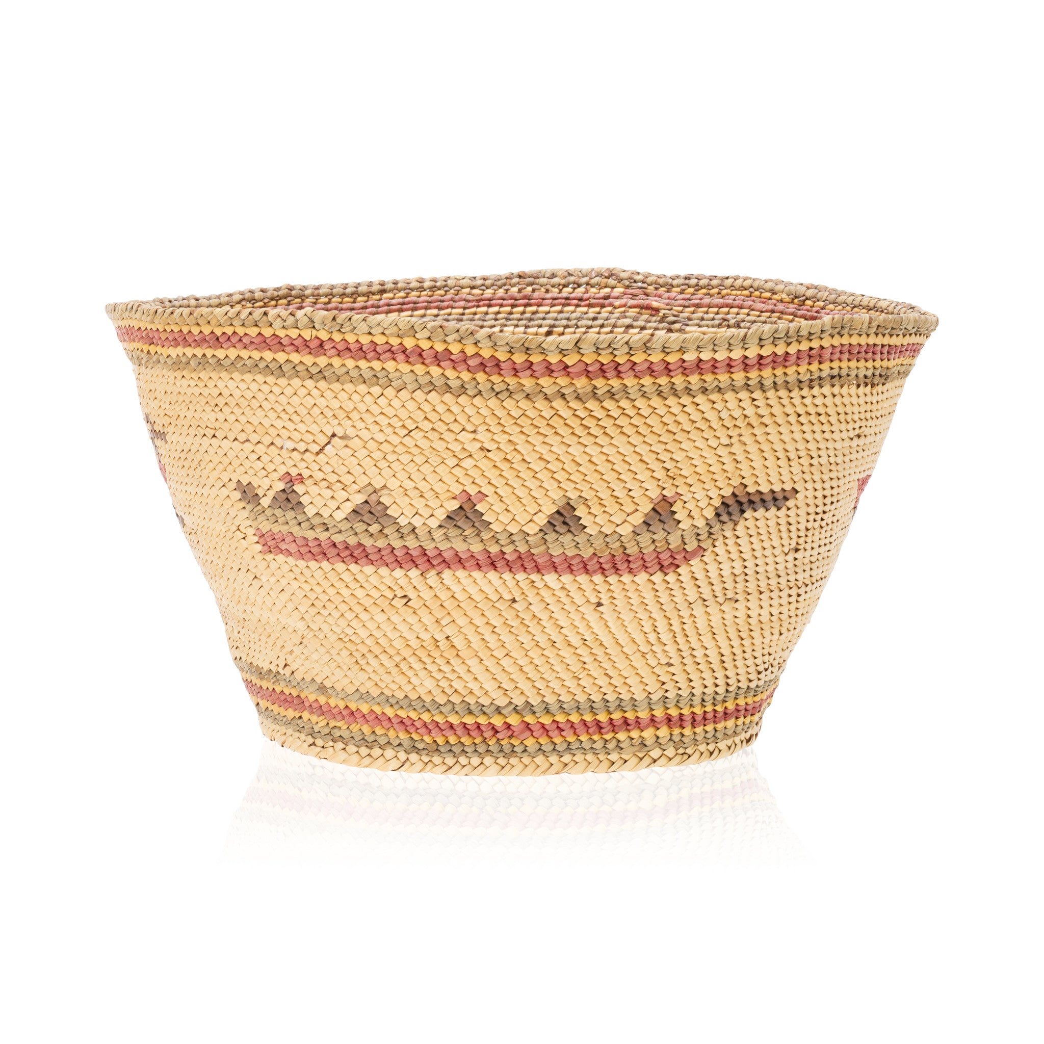 Makah Basket, Native, Basketry, Vertical