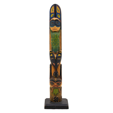 Tlingit Kiks.adi Model Totem, Native, Carving, Totem Pole