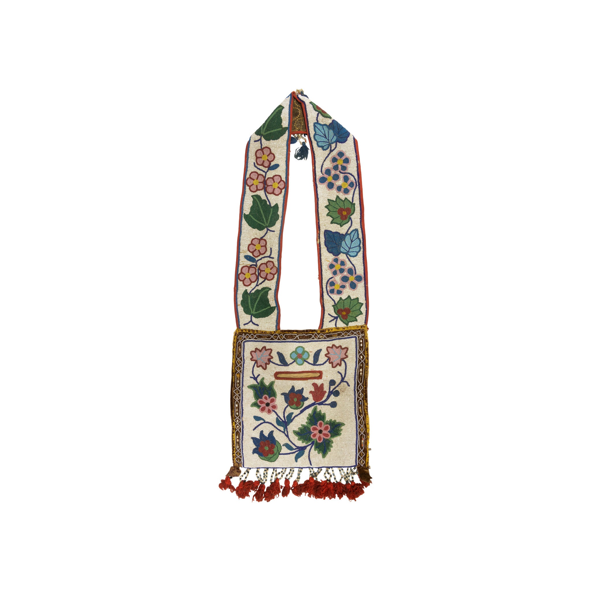 Chippewa Bandolier, Native, Bag, Bandolier Bag