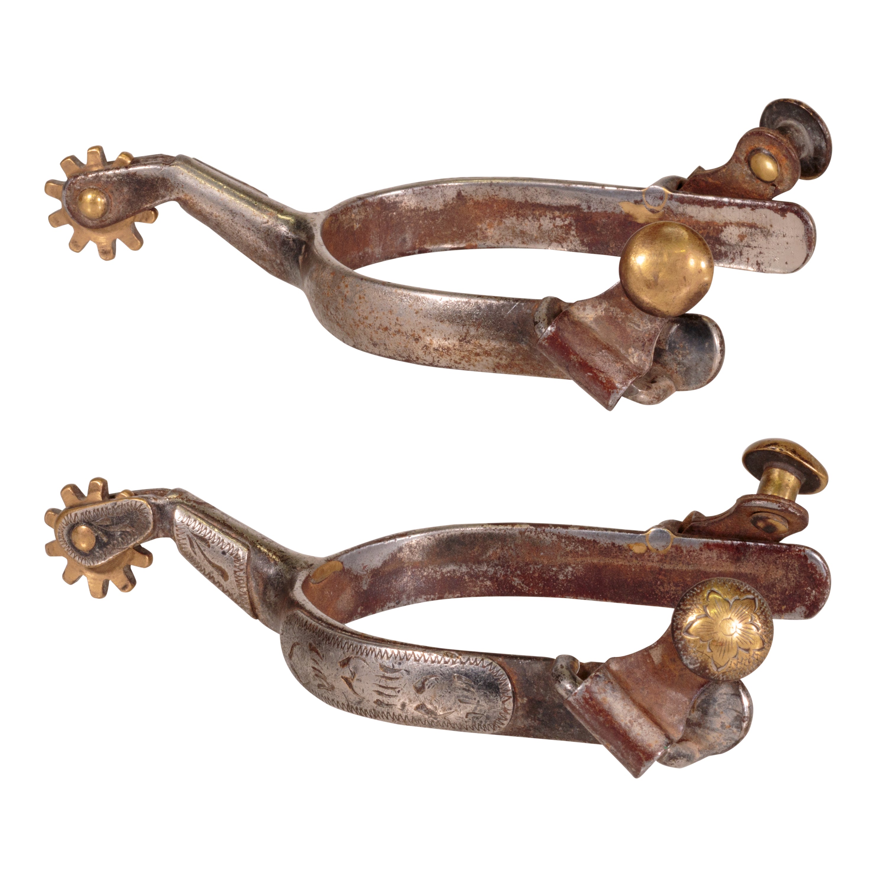 Rooster Head Spurs, Western, Horse Gear, Spurs