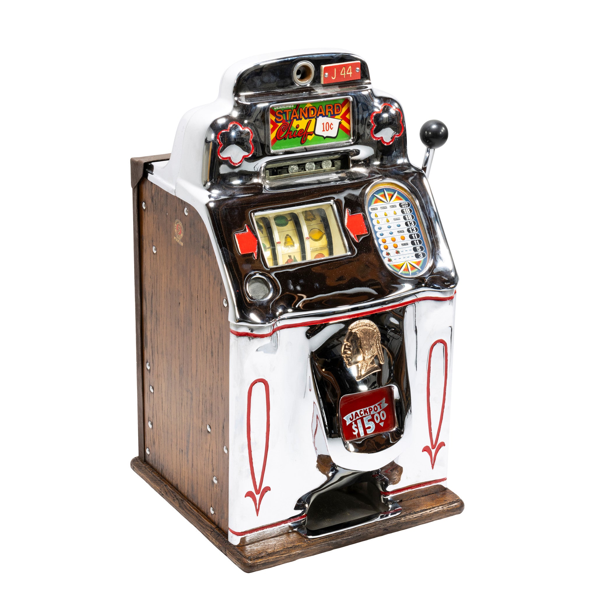 Bronze Chief Jennings Slot Machine — Cisco's Gallery