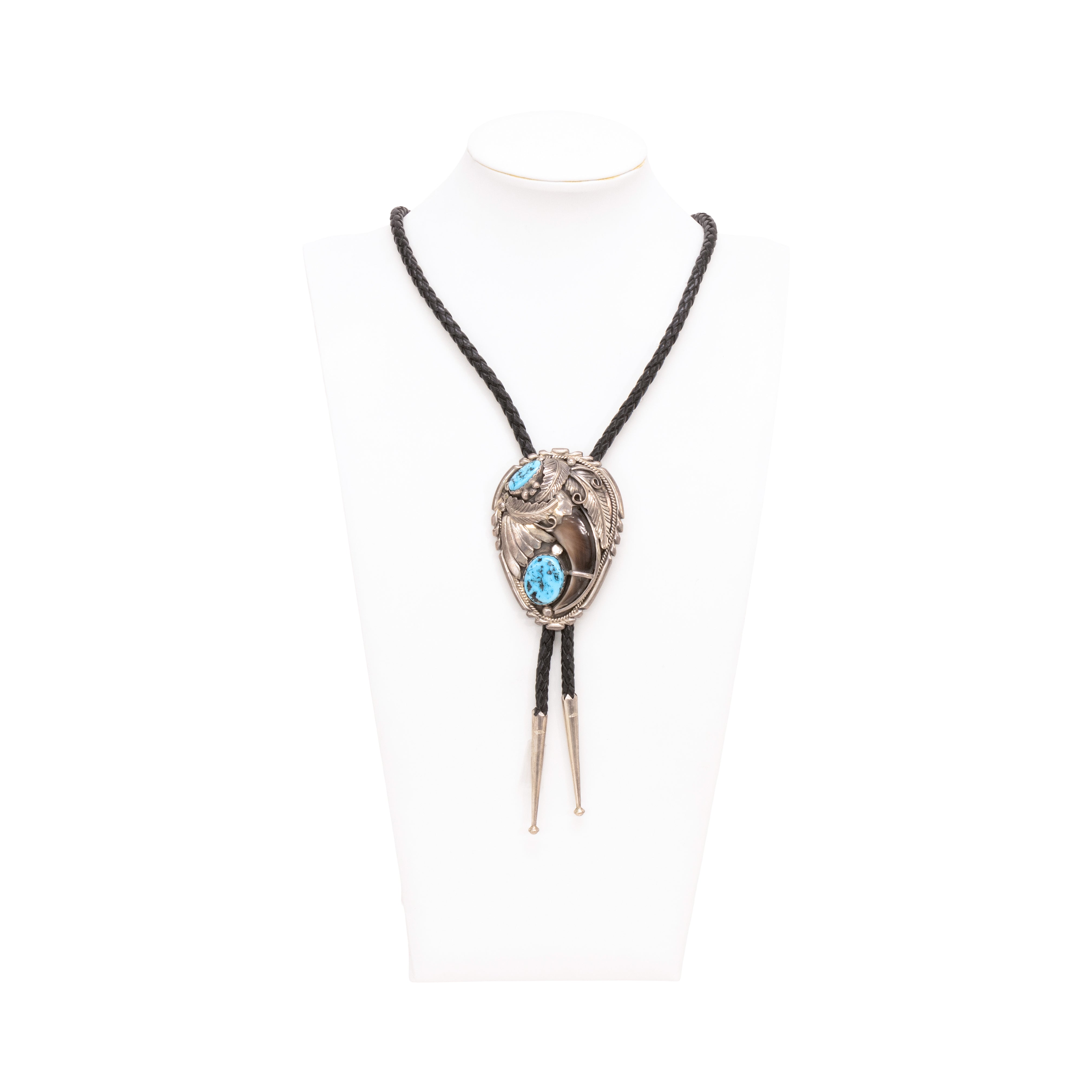 Navajo Bear Claw Bolo