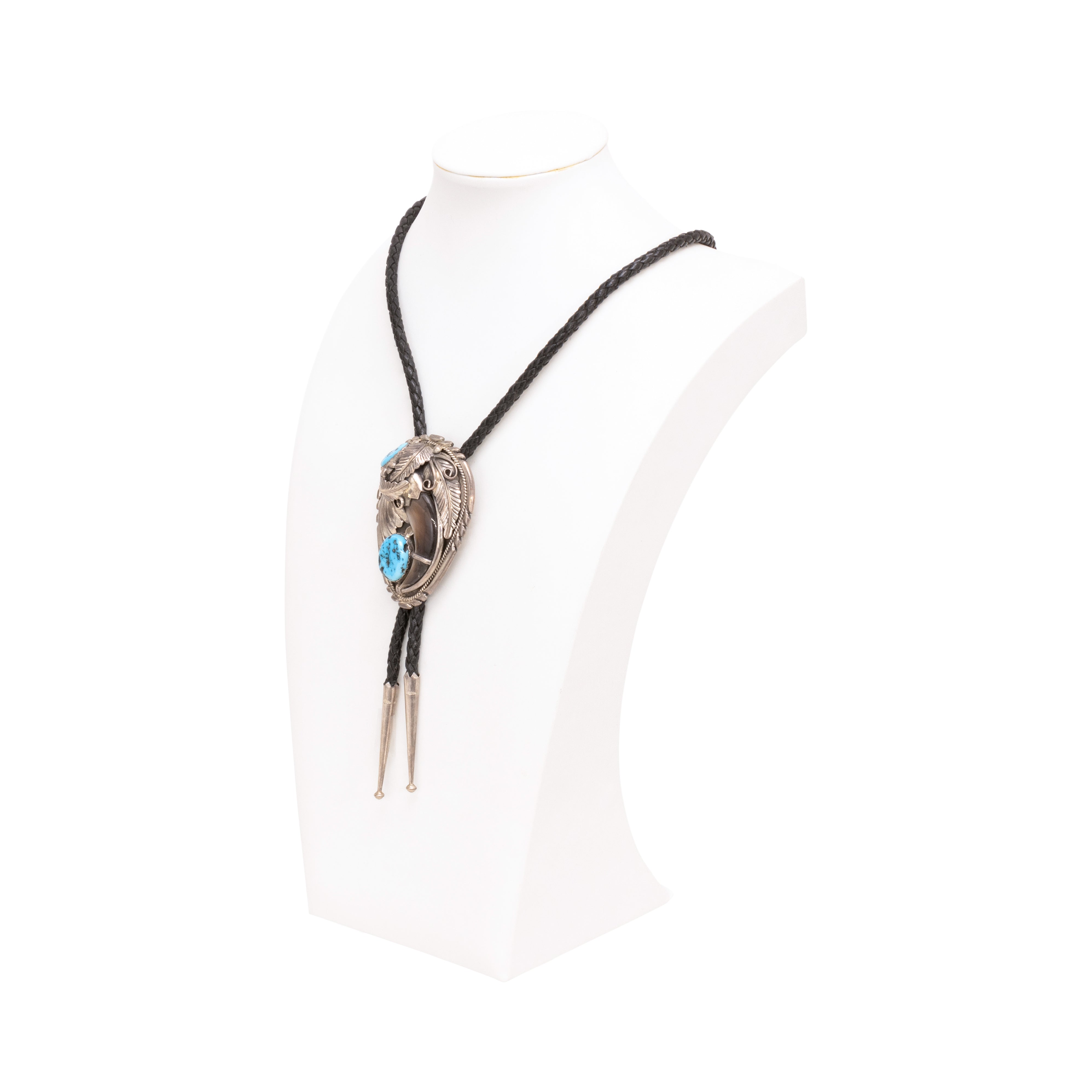 Navajo Bear Claw Bolo